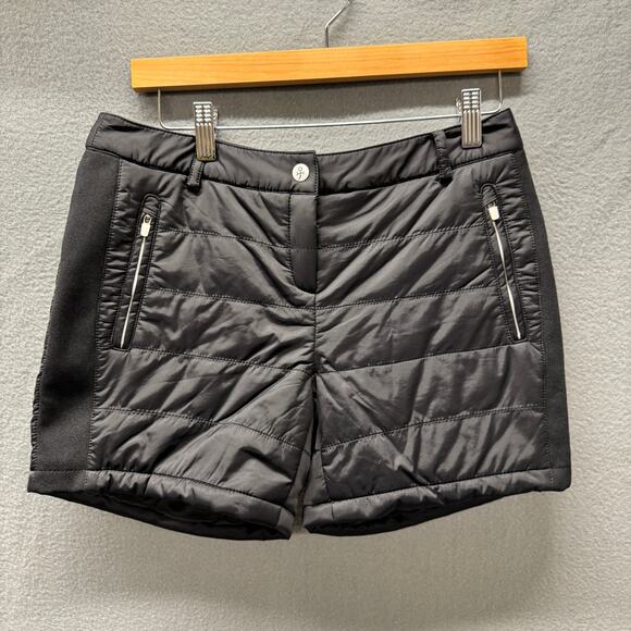 JC de Castelbajac Shorts Womens 30 (30x4.5 aCTUAL) Black Puffer Ghost BOUH Rare! - Picture 2 of 7